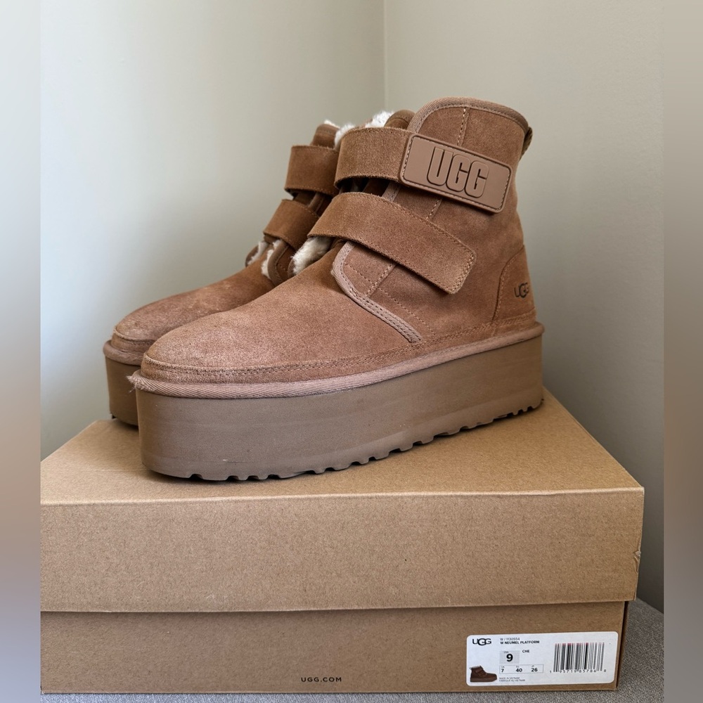 UGG Neumel Platform Strap Boots